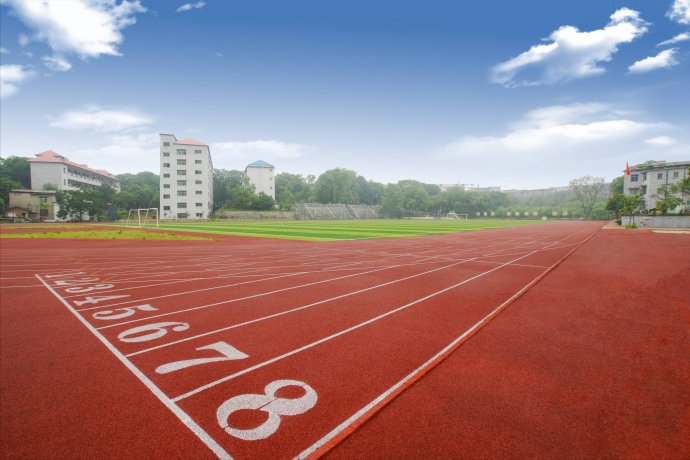  p>田径场(track-and-field ground)是田径运动的场地,用于田径运动