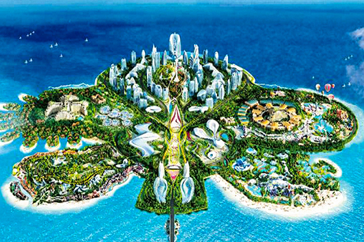 恒大海花岛建筑群