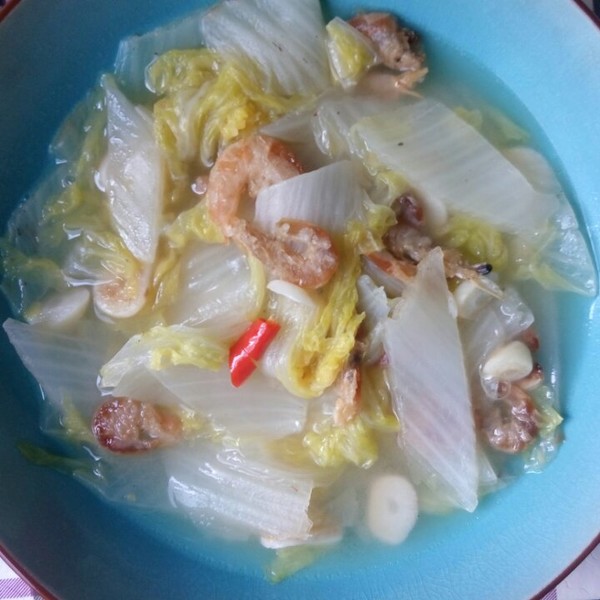 虾干炖白菜