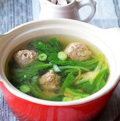 豆渣丸子粉丝汤