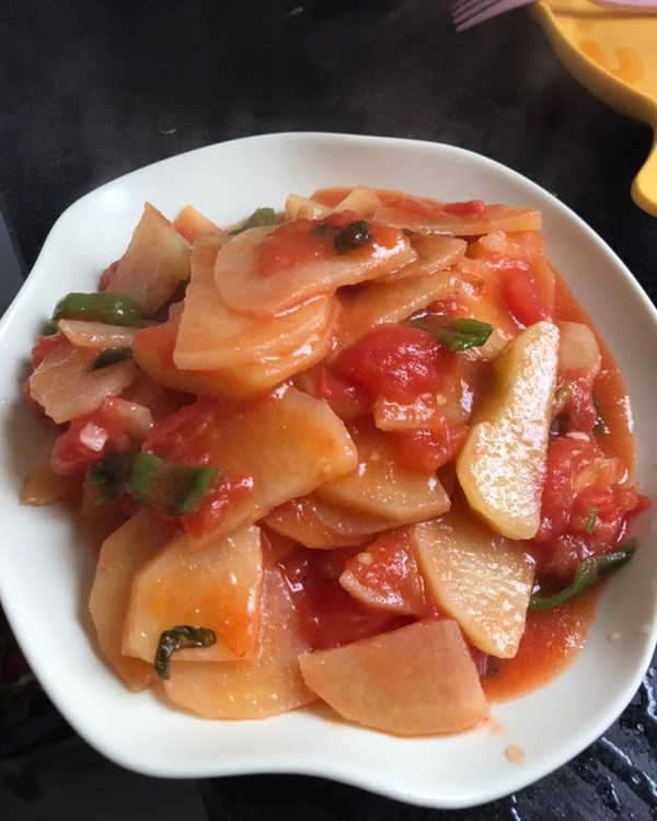 土豆炒西红柿