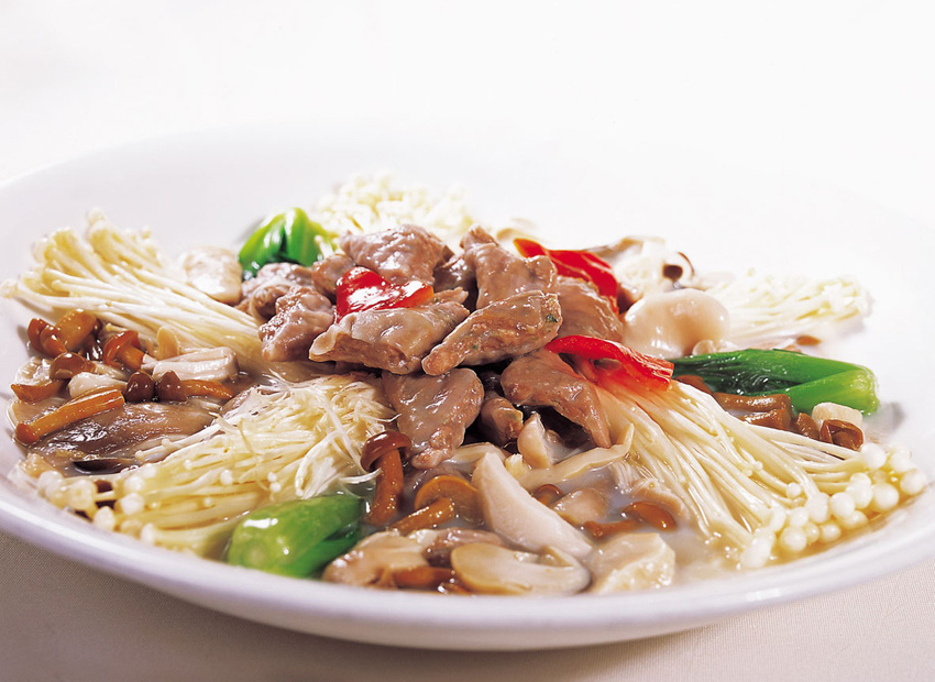 蘑菇炒肉
