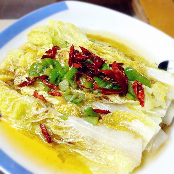 响油白菜