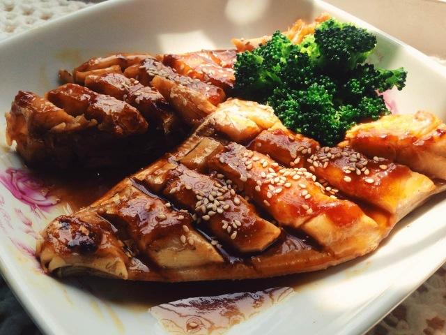 日式照烧鱼煎豆