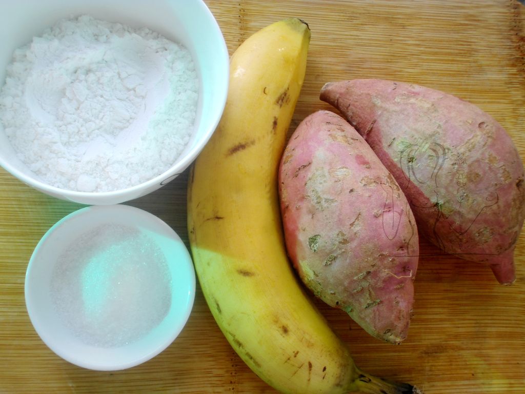香蕉番薯饼