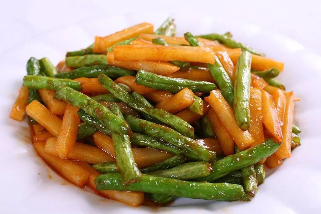 四季豆炖土豆