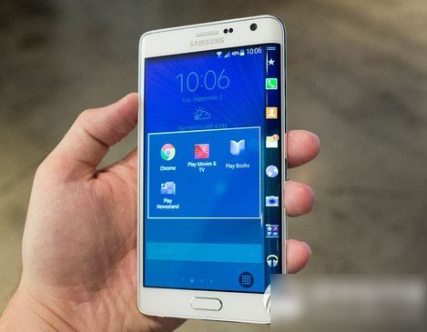 href>galaxy note 4/a>和全球首款"曲面侧屏"智能手机galaxy