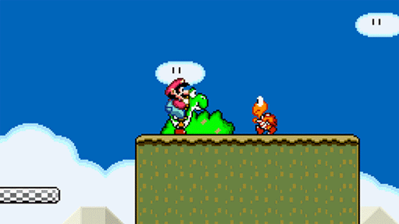 超级玛丽扔恐龙