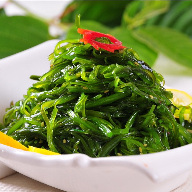 脆香银鱼裙带菜