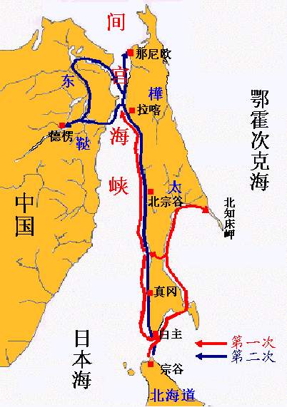 世界地图上第一个以日本人名字命名的地理名词