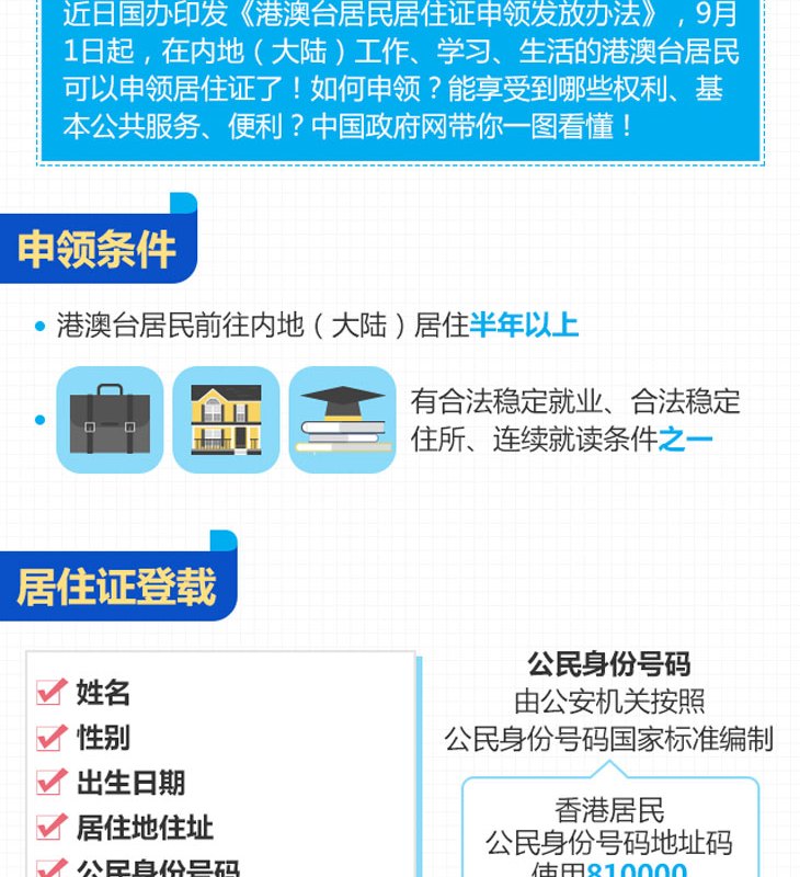 港澳台居民居住证港澳台居民居住证申领和发放办法