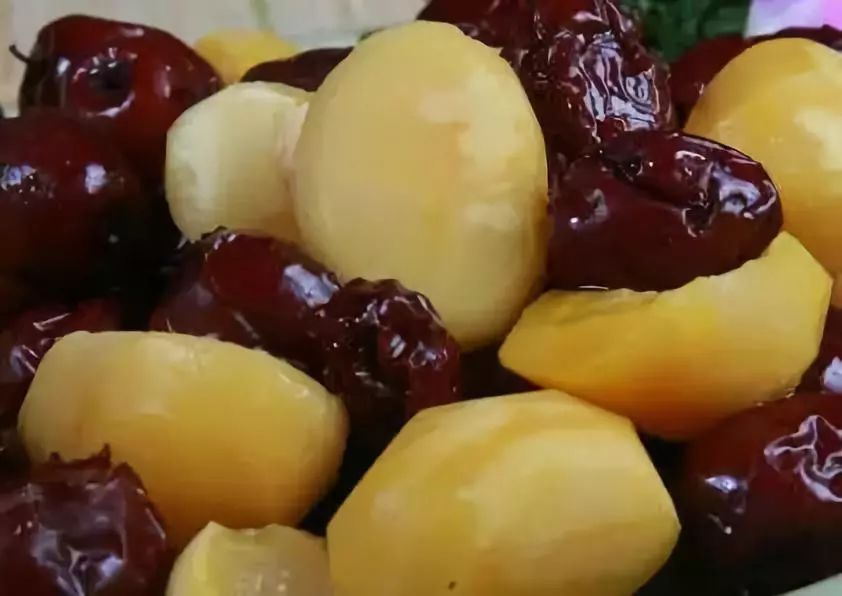 红枣蒸板栗