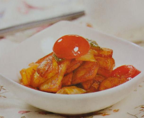 西红柿烧土豆片