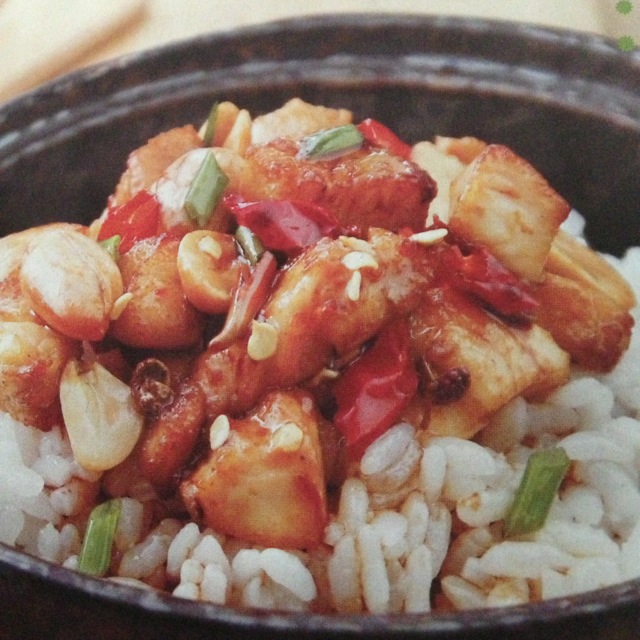 香辣鸡腿饭