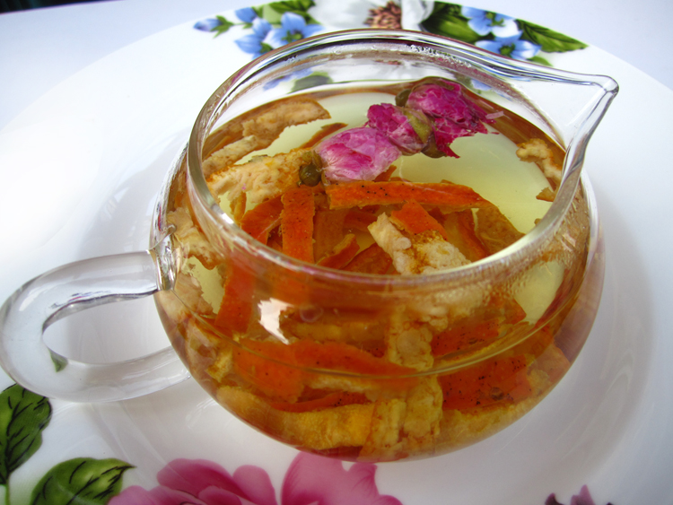 开胃橘子茶