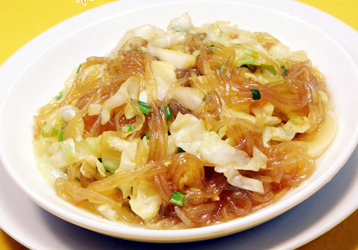 包菜炖粉条