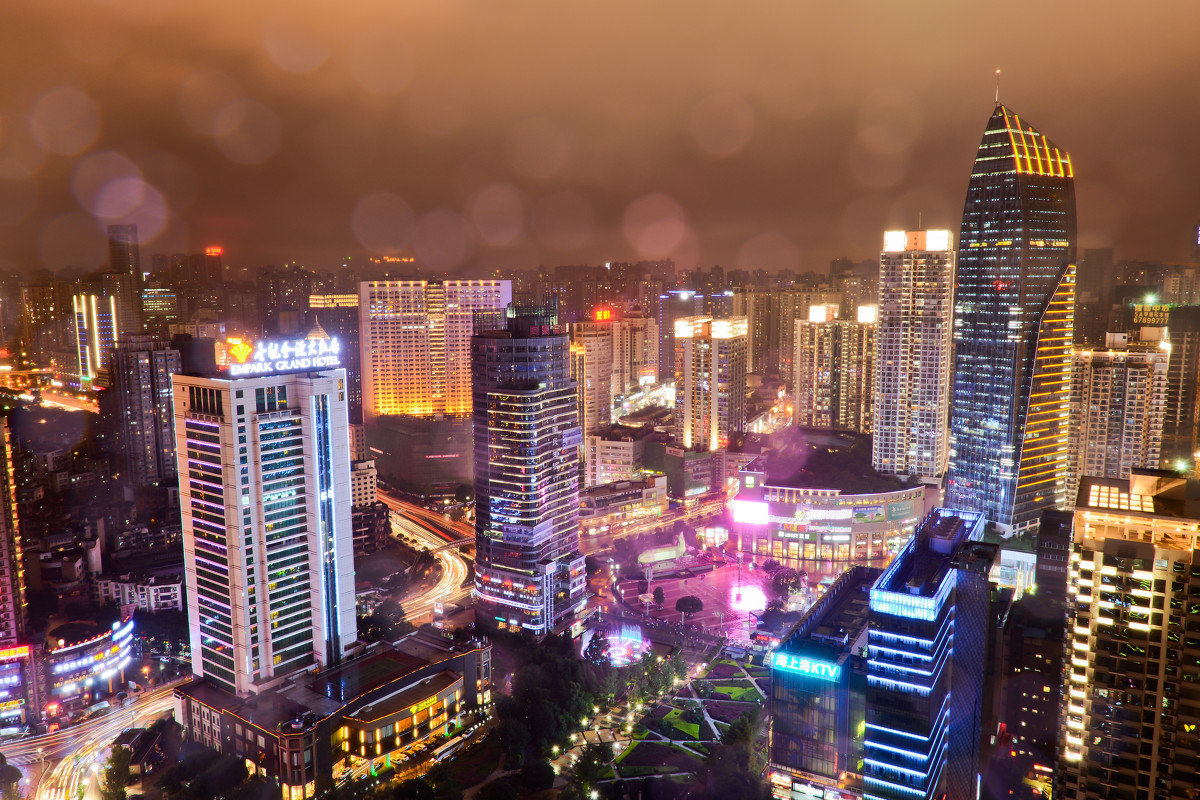 p></p></a>观音桥商圈都市旅游区,位于重庆市 a target=