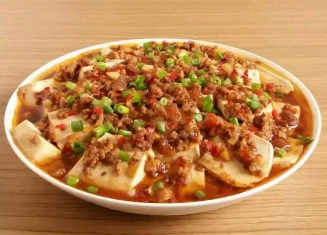 番茄酱肉末豆腐