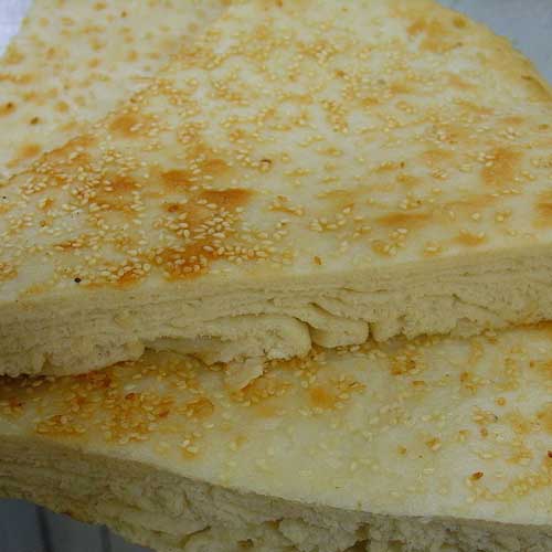 芝麻馅发面千层饼