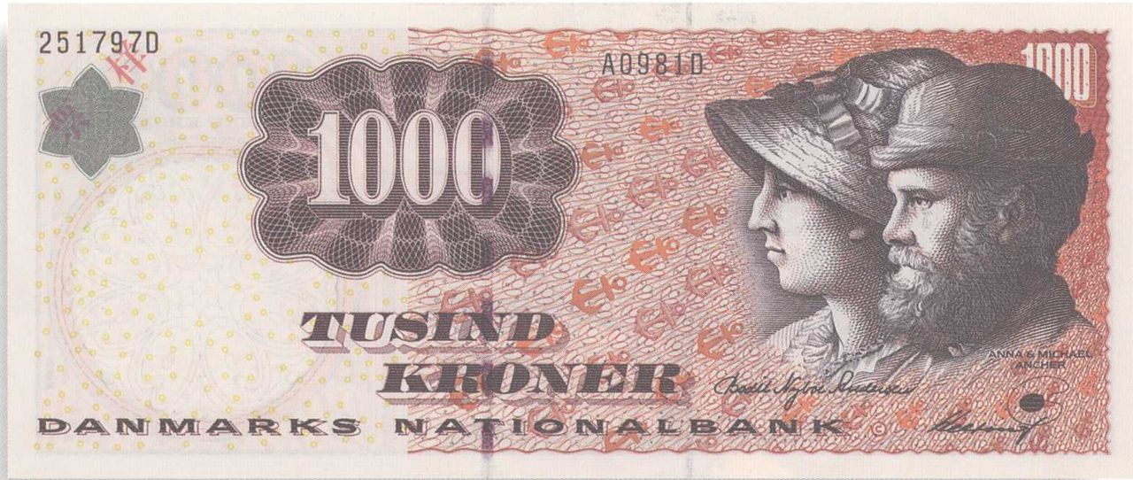 p>丹麦货币名称为丹麦克朗(danish krone,丹麦自1950年至1999年发行