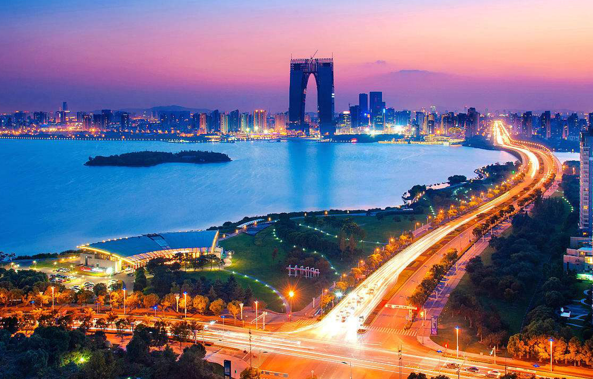 金鸡湖景区
