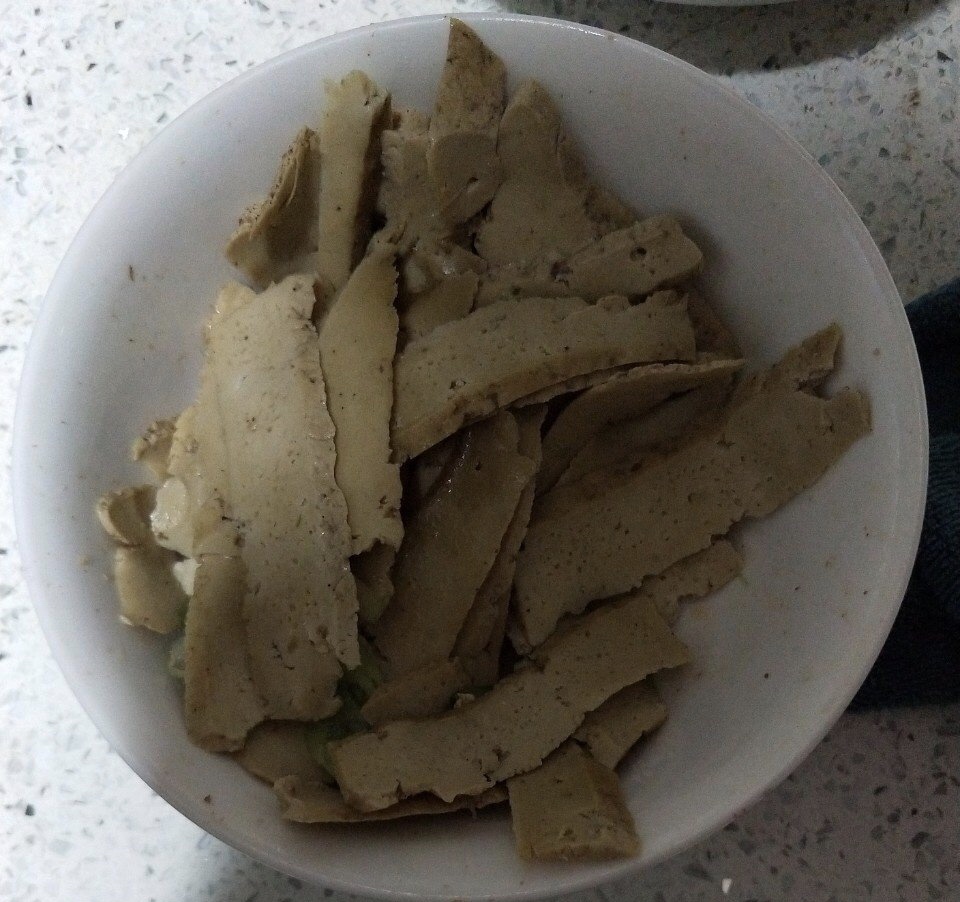 灰培豆腐