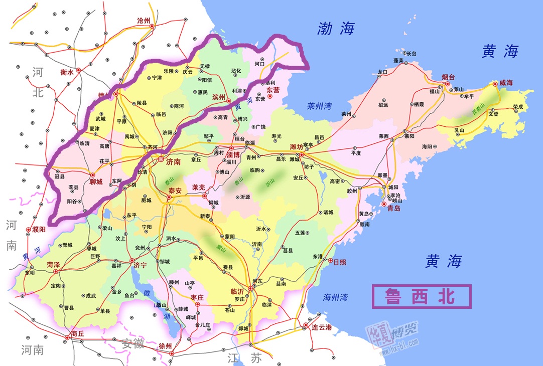 包括德州市,聊城市,滨州市,以及东营市的河口区,利津县和济南市的商河