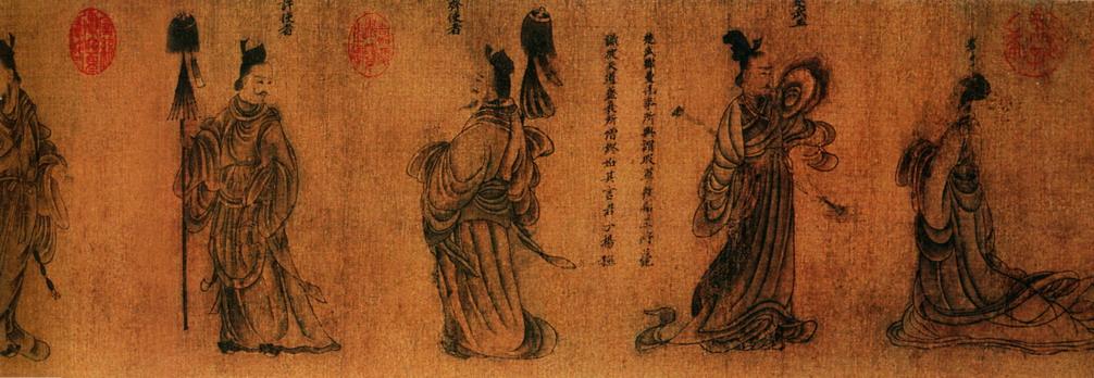 宋人摹本顾恺之绘列女图