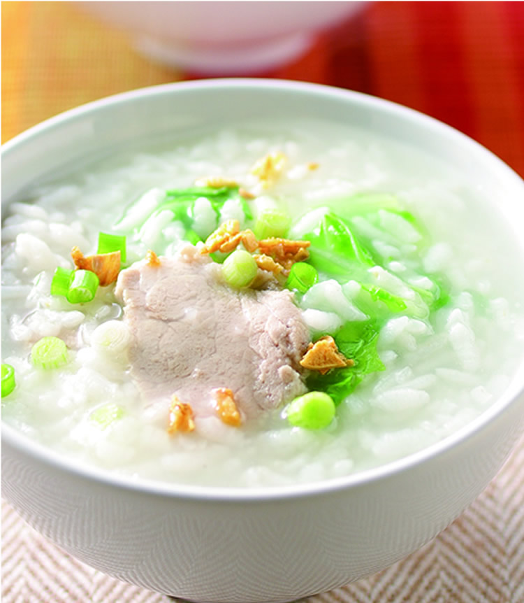 肉片芹菜粥