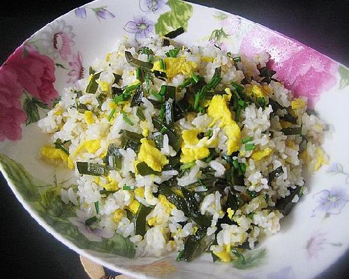 海带蛋炒饭