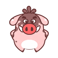 中的角色,讲述了一只肥嘟嘟,呆萌可爱,充满智慧活力的粉色小野猪的