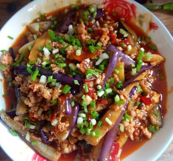 家常肉沫茄子