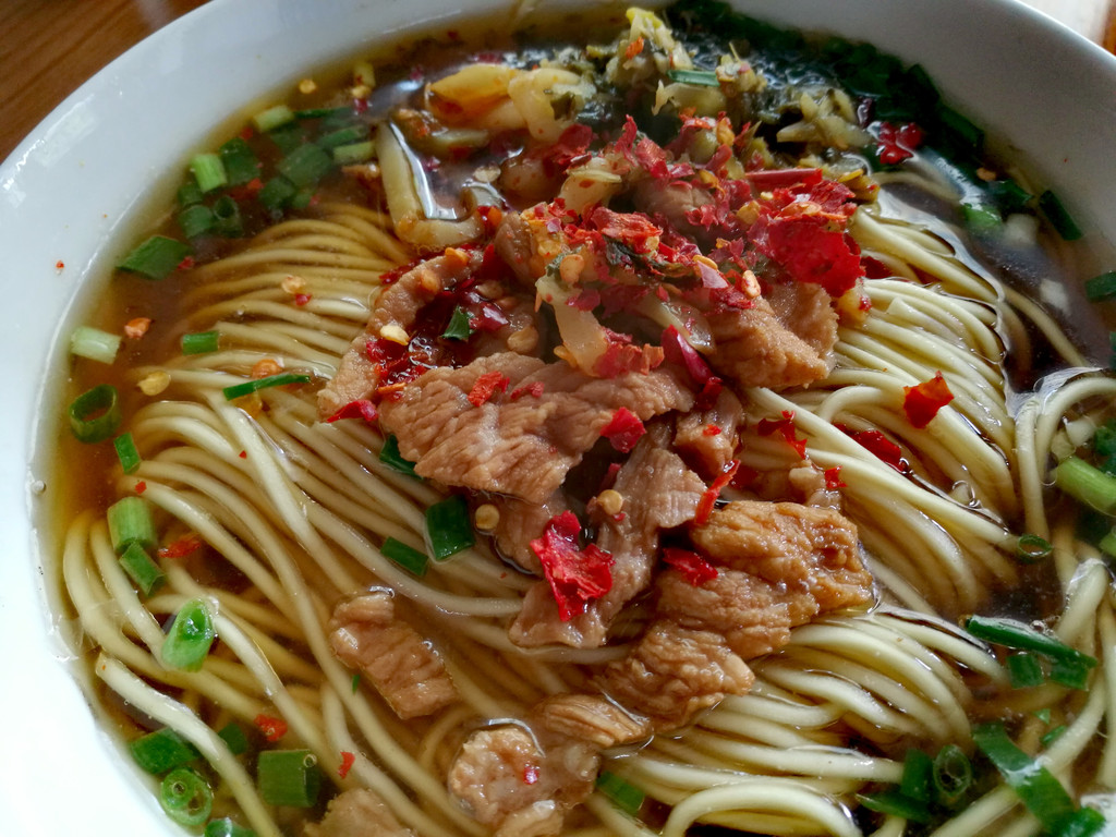 肉丝汤面