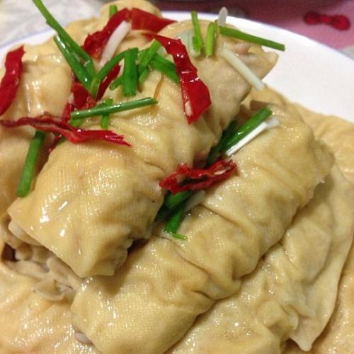 双菇肉糜百叶包