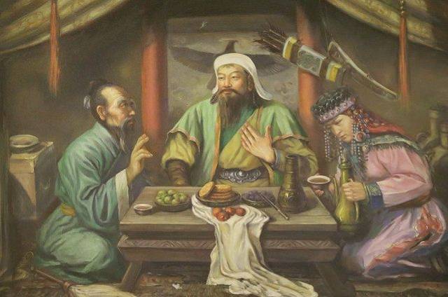 铁木真(1162年—1227年8月25日),尊号" b>成吉思汗 /b>"(传统蒙古文