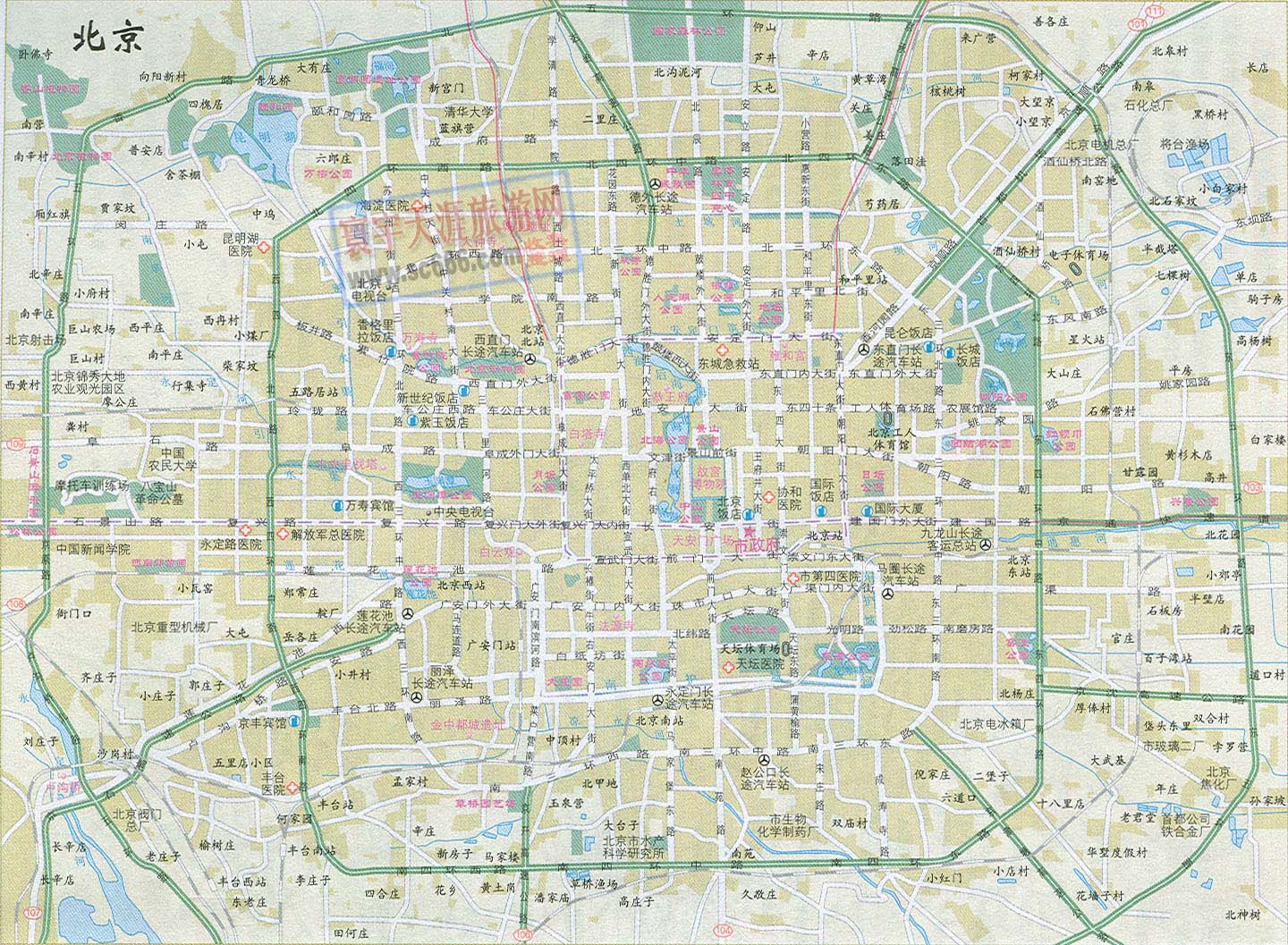 p>北京环路是指北京市现存和规划中的8条环路,即一环路,二环路,三环