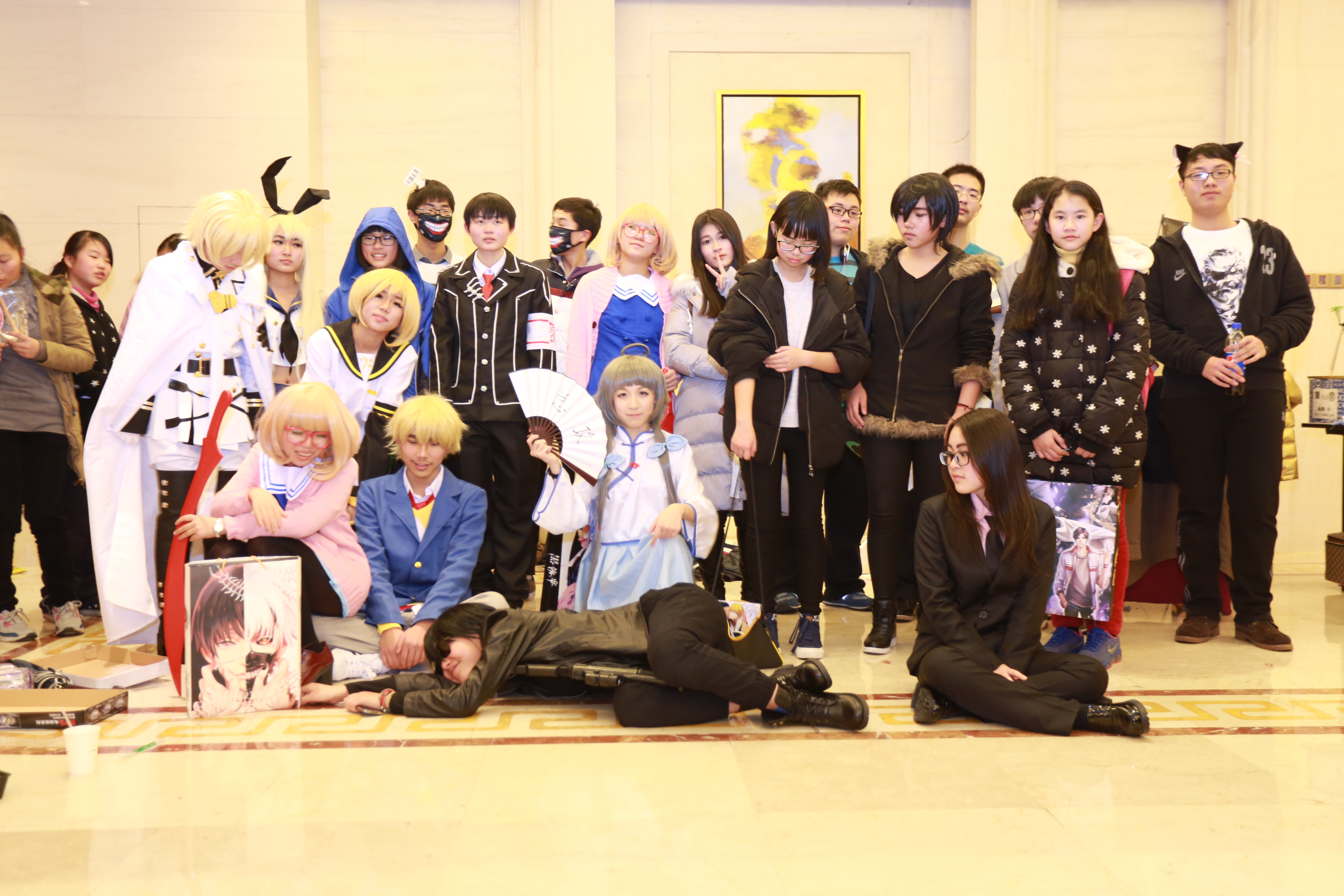 群宗旨是只要你是喜欢cosplay的你就来加入我们,我们是个友爱的"家"