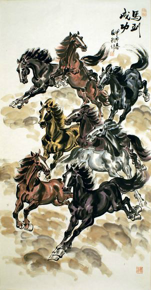 p>屈钧,1943年生于西安东郊.