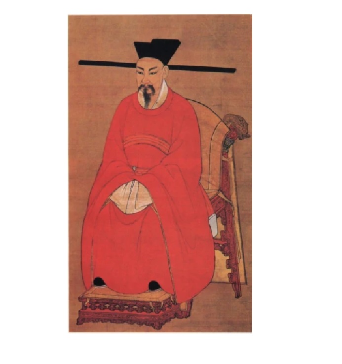 宋理宗坐像轴