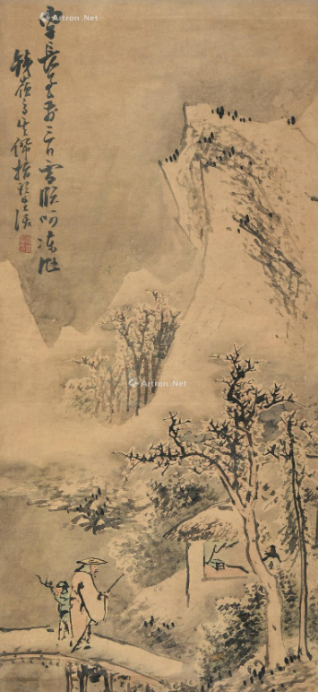 寻梅访友图