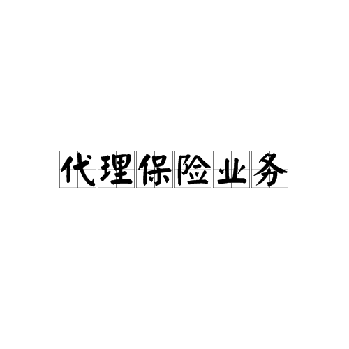 代理保险业务