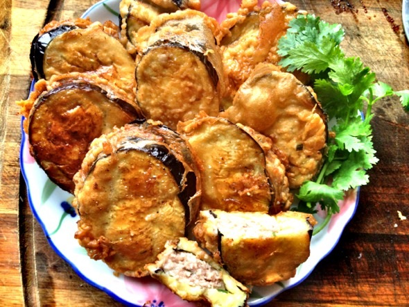 烤箱炸茄盒