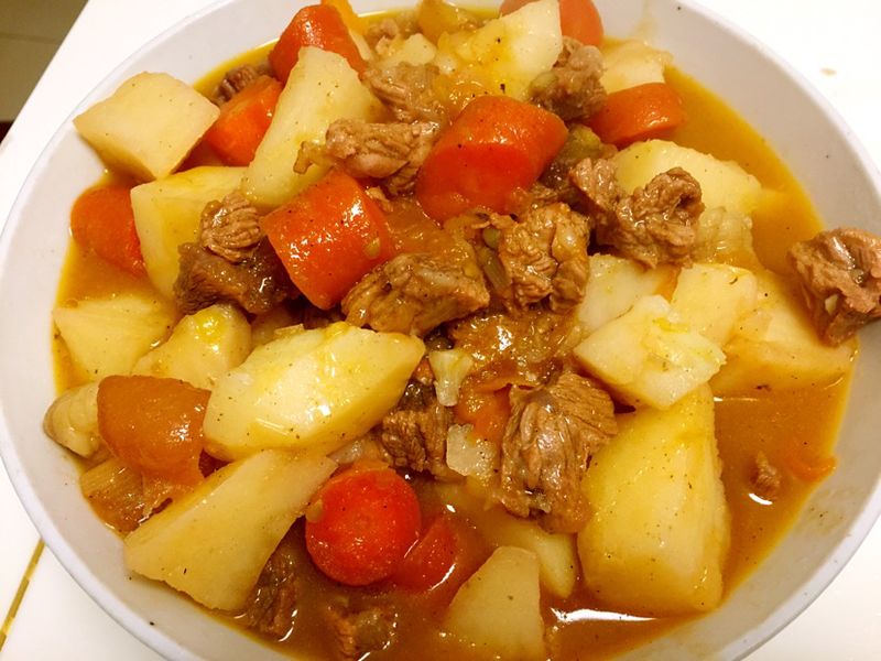 番茄土豆炖牛肉