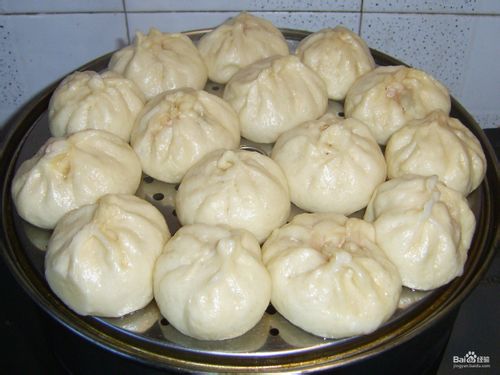 香菜肉馅包子
