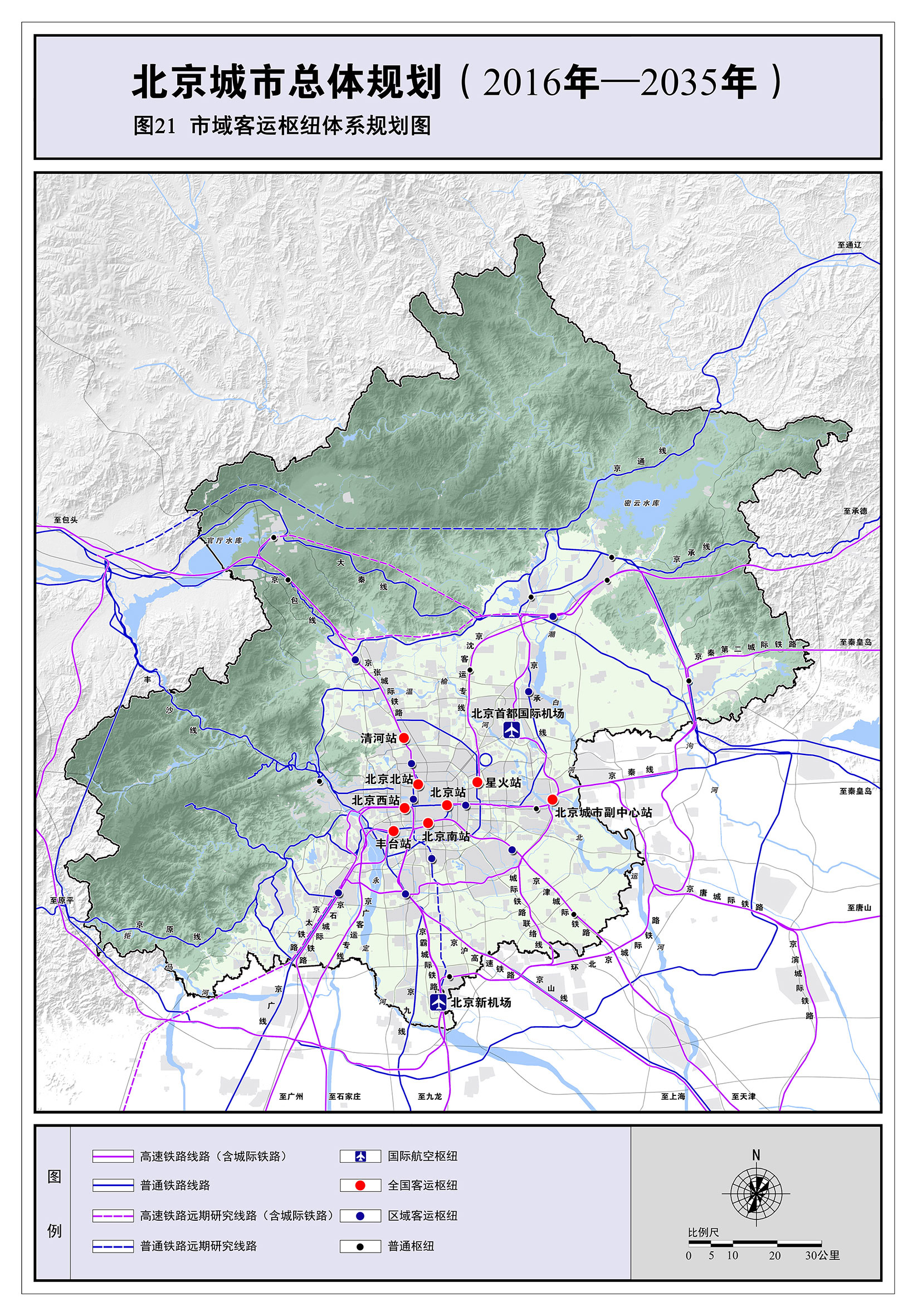 北京城市总体规划