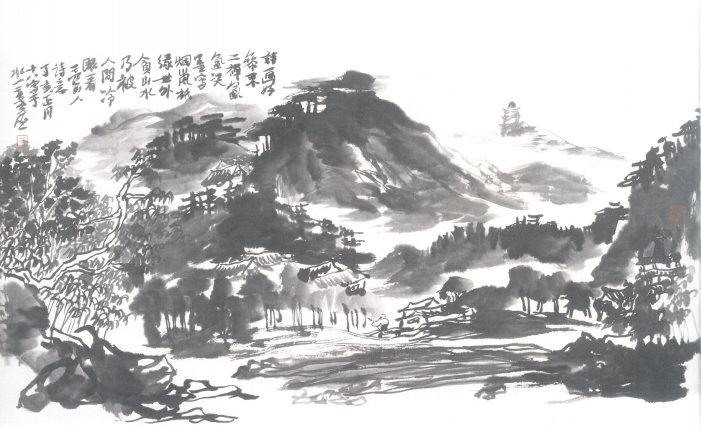 诗画好参不二禅