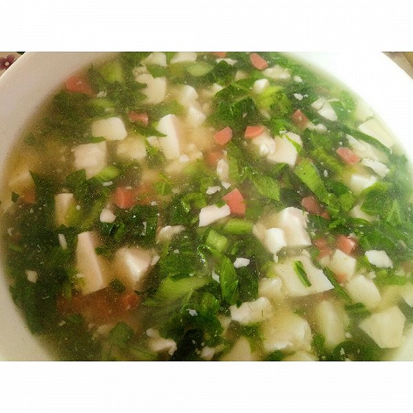 火腿豆腐羹