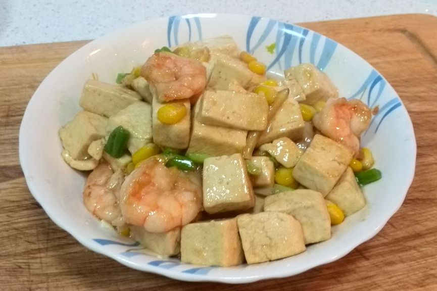 豆腐烧虾