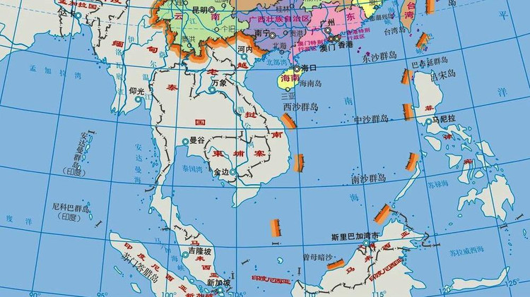 位于 a target"_blank href/item/中国南海>中国南海/a>的 a