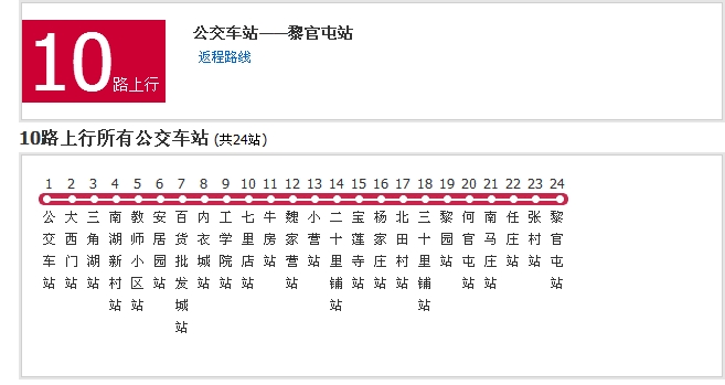 p>安阳公交10路所属公司是安阳市公共交通总公司,线路起止从公交车站